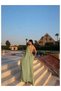 One-Shoulder Shawl Detailed Satin Dress E.H Collection - 5