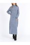 Rochie medie, Albastru - 4