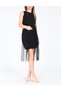 Rochie scurta, Negru - 4
