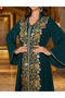 Rochie lunga, Verde - 5