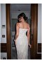 Lace Detailed Strappy Midi Length Dress - 5