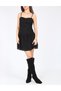 Rochie scurta, Negru - 4