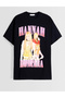 Tricou Oversize, Negru - 3