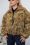 Zelyon Imported Patterned Zippered Women's Jacket - 3