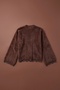 Women's Crew Neck Lace Wide Sleeve Soft Beard Sweater - 5