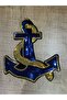 Iron-On Sequin Patch Sailor Anchor Nautical Sewing Accessory 21X17 cm