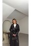 Belted Leather Trench Coat - 8