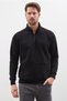 3 Thread Half-Zip Stand Collar Kangaroo Pocket Sweatshirt - 6