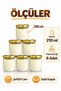 6 Pieces Glass Baby Food Carrying Storage Container Cupping Jar 210 Cc Gold with Lid - 2
