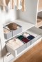6-Piece Gray Drawer and Closet Organizer Set - Shelf Organizer - Clothing Storage Box - 3