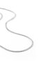 Men's Thin Flat Snake Steel Necklace 60 cm - 4