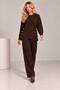 Women's 2-piece knit set with side button detail - 4