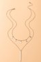 Starry Silver Color Stick Necklace Combination - 2