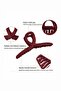 2 Pieces Matte S Latch Buckle - 7