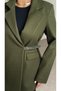 Lined Short Cashmere Leya Jacket with Side Belt Detail - 8