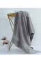 8-Piece Cotton Bath Towel Set,Super Absorbent,2 Bath Towels,2 Hand Towels,4 Square Towels,Charcoal - 8