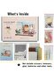Tailor Shop DIY Miniature Wooden Dollhouse Kit with LED Light,3D Puzzle Craft for Grown-up and Teens - 7