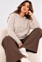Women's Hooded Thin Knitwear Sweater Cty-Akc-11185 Two Side Pockets - 2