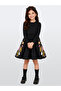Girls' Butterfly Wing Cotton Dress – Black Long Sleeve Comfortable Fun Design (Ages 3-8) - 2