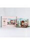 Tailor Shop DIY Miniature Wooden Dollhouse Kit with LED Light,3D Puzzle Craft for Grown-up and Teens - 8