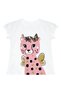 Polka Dot Cheetah Girls' Summer T-Shirt Pink Skirt Set - 5