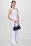 حقيبة كتف ريمي توب زيب - أسود/فضي - مقاس كبير - 2