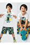 Boys' Set Crocodile Hawaii Printed T-Shirt Shorts Two-Piece Set Summer 2-8 Years