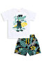 Boys' Set Crocodile Hawaii Printed T-Shirt Shorts Two-Piece Set Summer 2-8 Years - 4