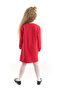 Floral Girl's Red Dress - 2
