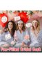 Pink Fizz Photo Booth Props,23 Piece Set for Bridal Showers,Bachelorette Parties and Weddings,DIY Photoshoot Accessories - 7