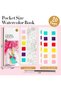 Pocket Watercolor Painting Book for Kids,20 Pictures with Paintbrush,Travel Activity Coloring Kit and Bookmarks - 2