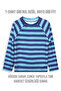 Uv Protection Striped Boys Swimwear T-Shirt - 2