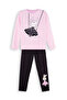 Dotted Rabbit Girl's T-Shirt Leggings Set - 3