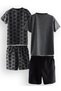 Starry Dino Boy's 2-Piece Pajama Set - 4