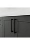 Aluminum Bridge Black 224 mm Handle Luxury Country Kitchen Furniture Cabinet Drawer Handle - 2