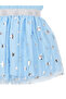 Star Swan Girl's Tulle Tutu Fluffy Blue Summer Dress - 6