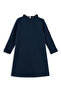Gelincik Girl's Navy Blue Dress - 5