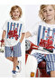 Boy's Set Motorcycle Printed 100% Cotton T-Shirt Striped Woven Shorts Summer Set