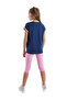 Cosmic Love Girl's Summer T-Shirt Leggings Set - 2