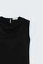 Patterned Degaje Collar Blouse - Black - 5
