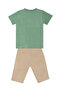 Safari Boys Summer T-Shirt Gabardine Shorts Set - 4