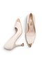 Amor Patent Leather Slim Gold Toe Detail Custom Design 7.5 cm Heel Elegant Women's Stiletto - 7