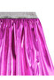 Girl's Metallic Shiny Dark Pink Skirt 5-10 Years Old - 6