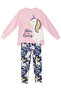 Unicorn Girl Sweatshirt Tights Set - 3