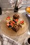Belinda Glass Dessert Cake Plate Set of 6 Amber ••Cake Plate Luxury Cake Set Presentation Plate Kitchen Plate | |   6-Piece Plate Set Amber 21 cm | |   Guest Plate Glass Plate Serving Plate Dowry Plate Gift - 2