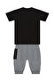 Bicycle Boy Pocket Detailed Summer T-Shirt Capri Shorts Set - 4