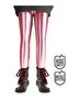 Girl's Metallic Shiny Pink Leggings 6-10 Years
