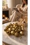 Christmas Tree Decoration 4 cm Gold 24 Pieces Gold Colored Cici Ball - 9
