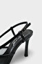 Reina Mesh Round Toe Bow High Heeled Strappy Women's Shoes - 3