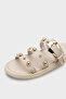 Nollie Round Toe Lu Metal-Accented Women Slipper - 2